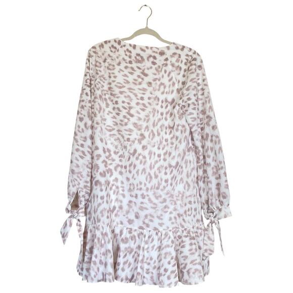 ANTHROPOLOGIE Felix Tunic Swing Dress Mare Mare Leopard Size Small - Picture 3 of 9